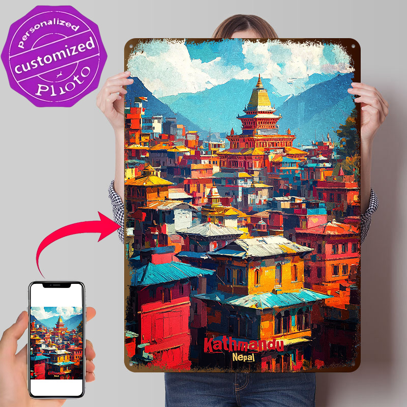 Home Decor Kathmandu - Poster Artistico 3D di Kathmandu, Arte