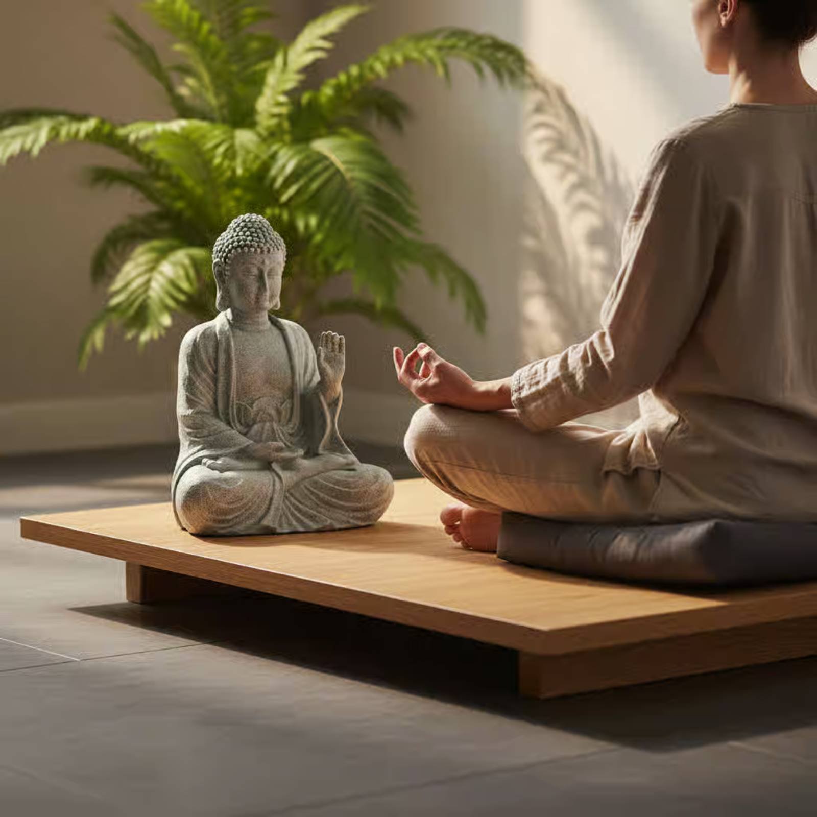 Home Decor Zen - Set di 3 Statuette Zen Buddha