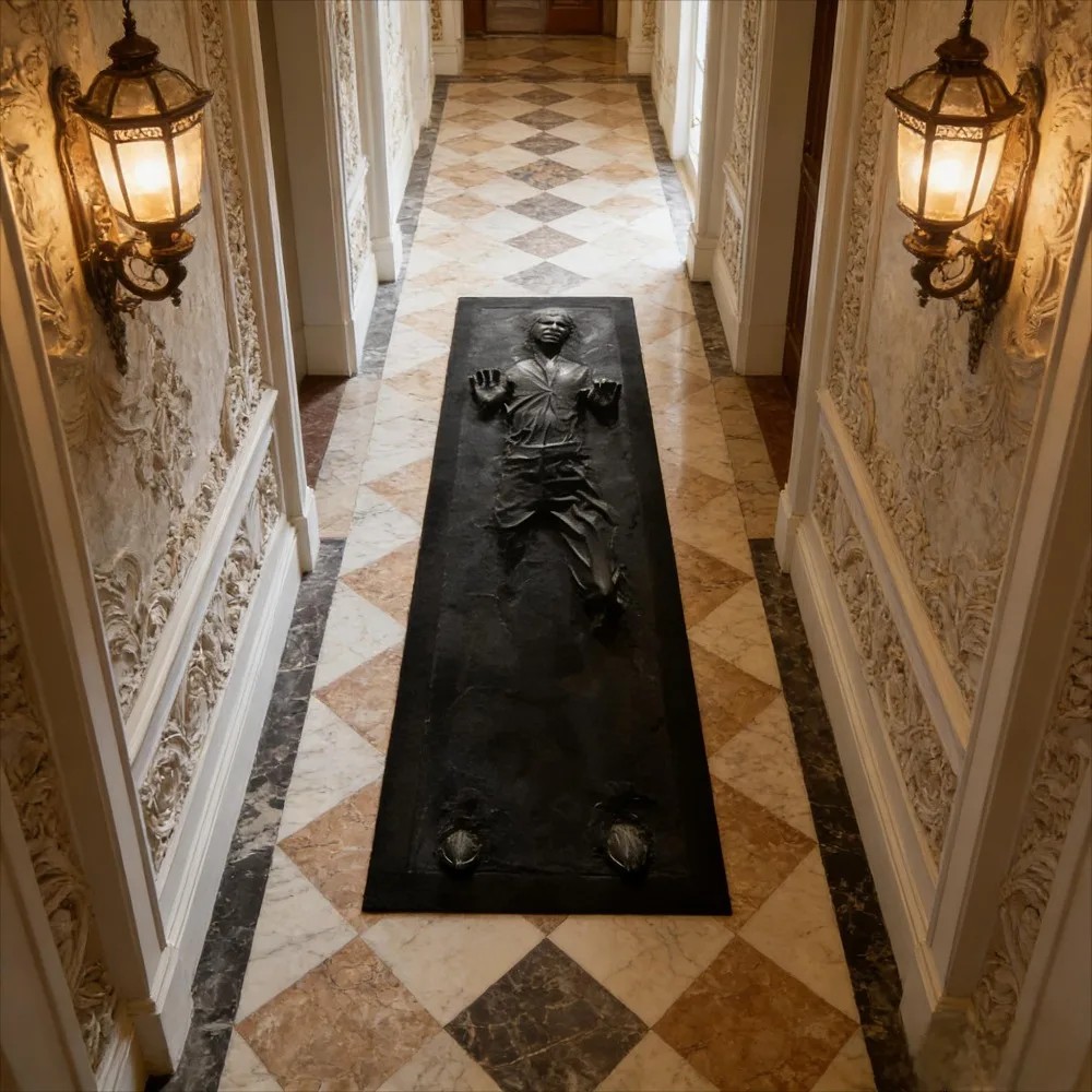 Home Decor Solo - VIKAMA Tappeto antiscivolo Han Solo Carbonite