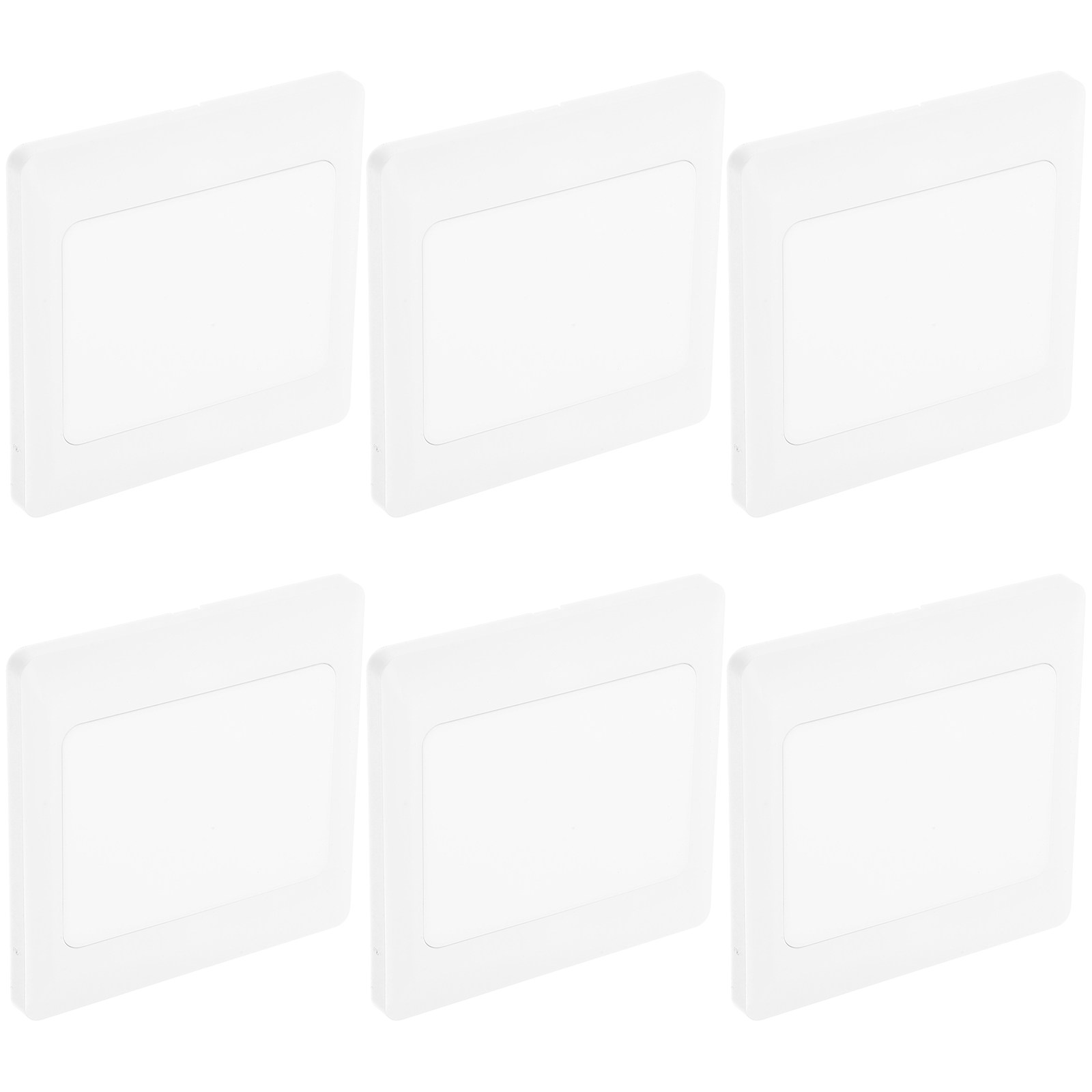 Home Decor Outlet - 6 pezzi, coperture bianche per placche