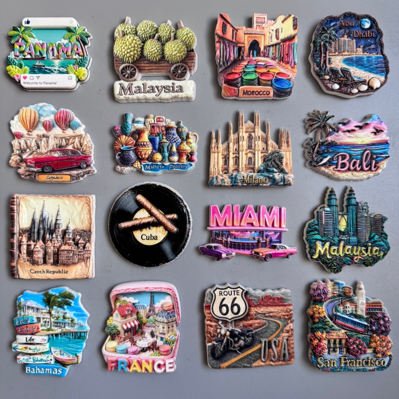 Home Decor Malaysia - Magneti da frigo Malta Malesia Islanda