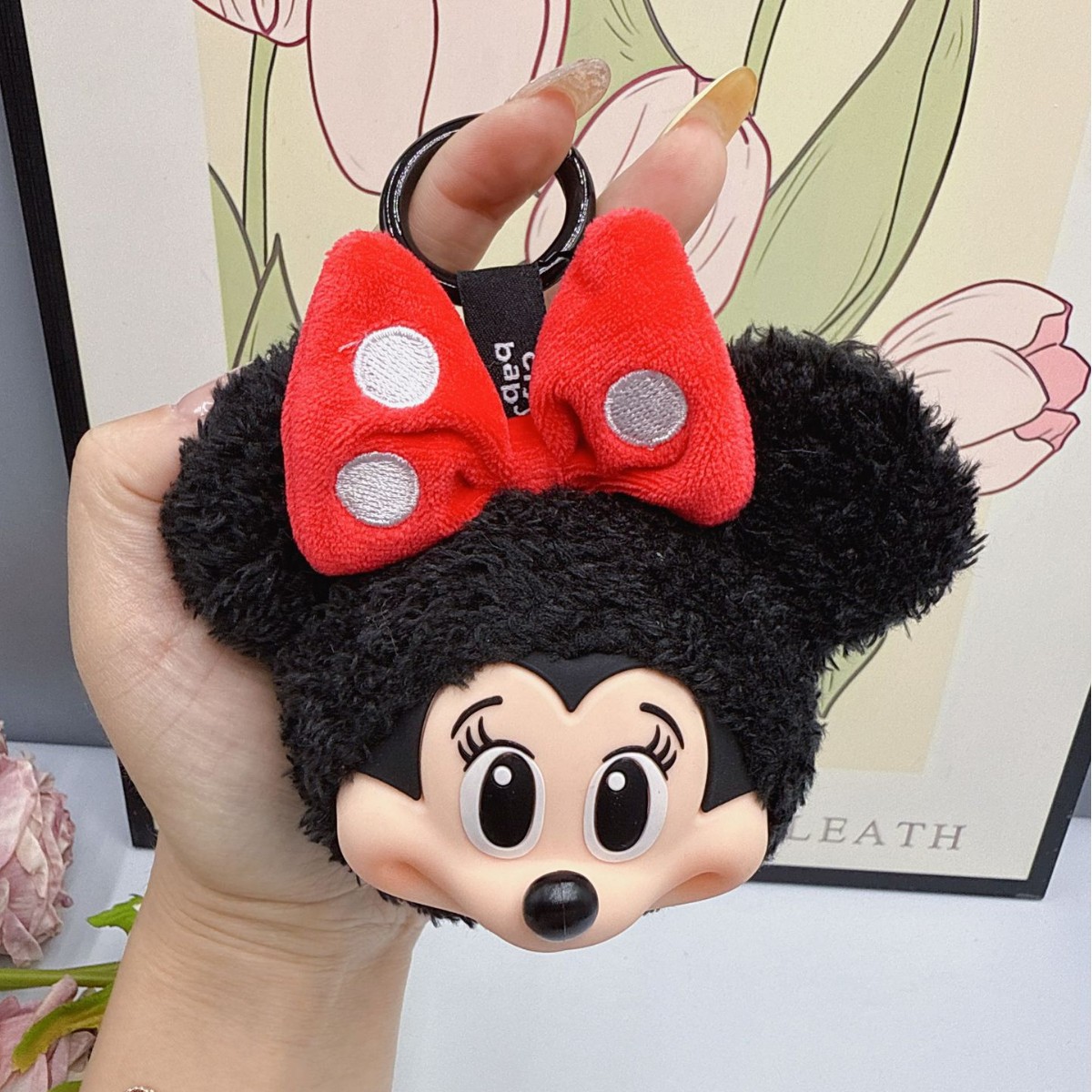 Home Decor Zen - Portachiavi con bambola di peluche di