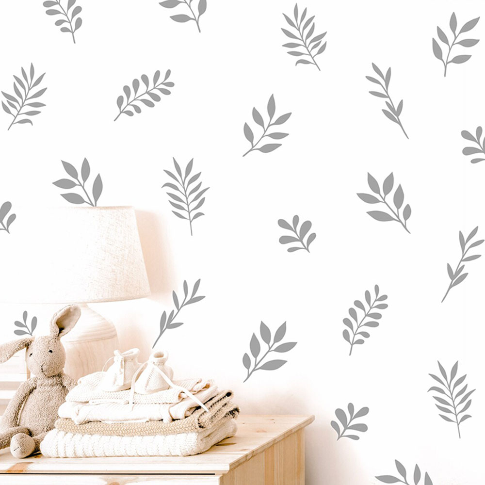 Home Decor Vinyl Flooring - 41 pezzi adesivo da parete foglia
