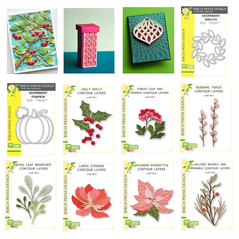 Pressed Flower Frame - 2025 Pressa di betulla Design Strato