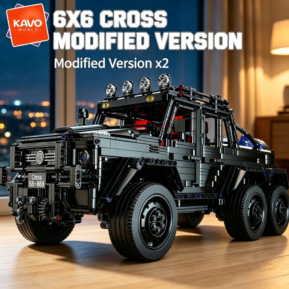 Home Decor Solo - KAVOWORLD Camion Fuoristrada 6x6 per Costruzioni,