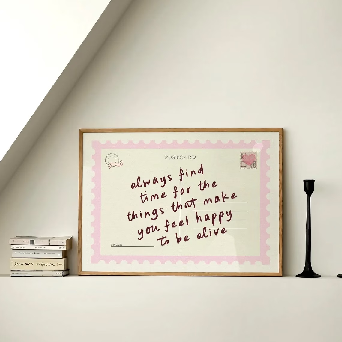 Cartoline retrò che incoraggia - Home Decor On Wall recensione e prezzo