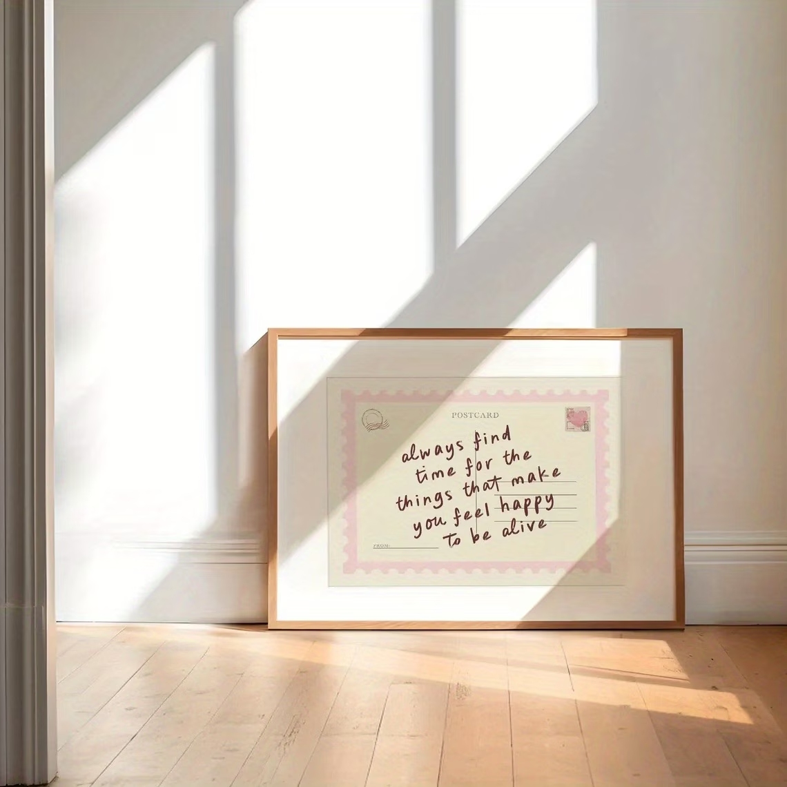 Cartoline retrò che incoraggia - Home Decor On Wall recensione e prezzo