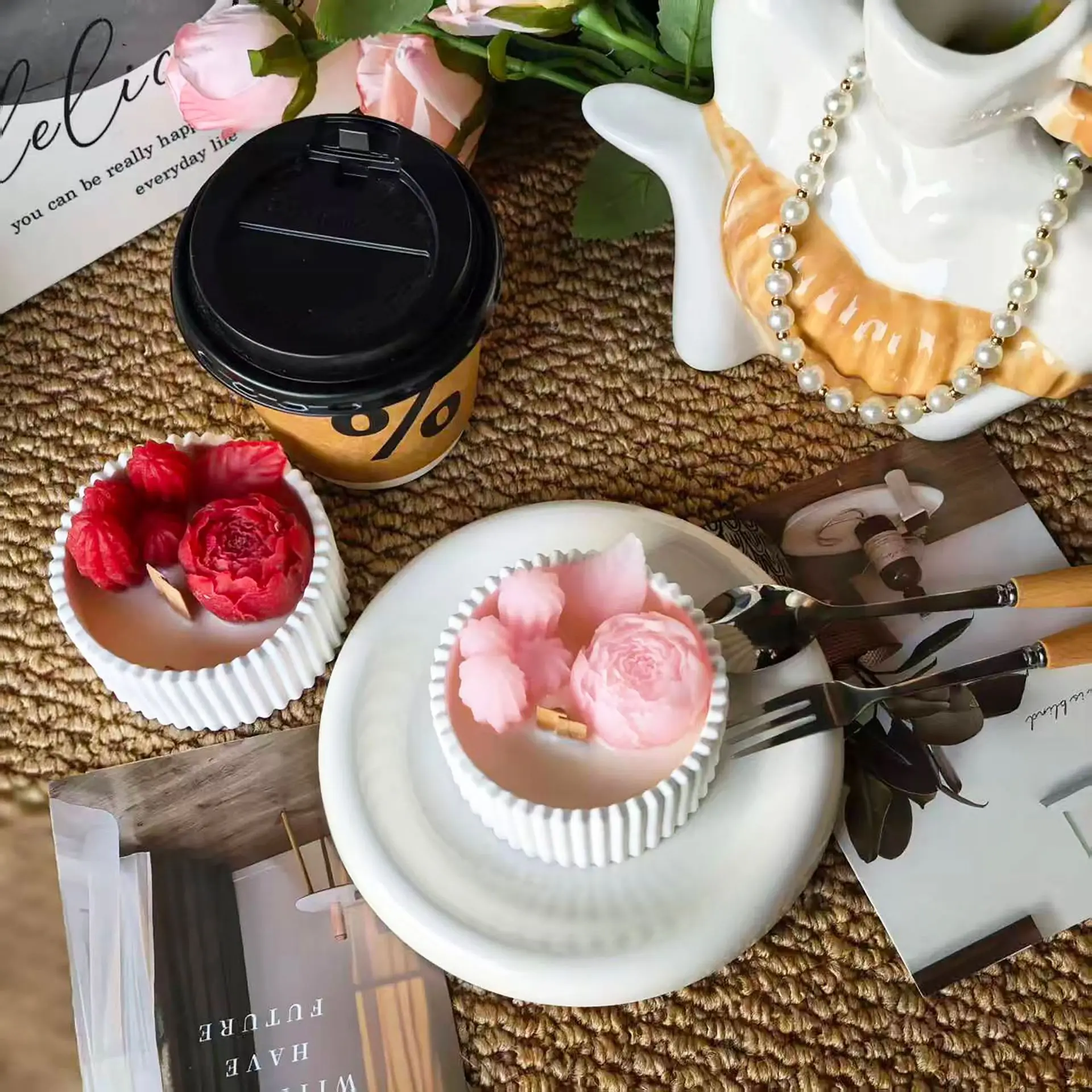 2 candele profumate a forma di - Home Decor Kit recensione e prezzo