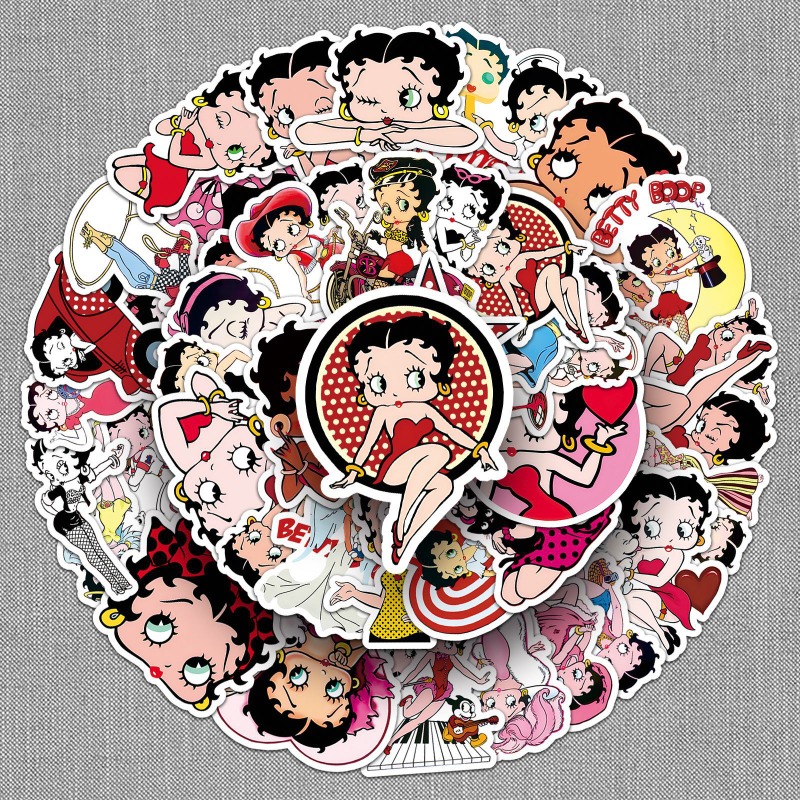 50 adesivi Betty Boop ad alta  - Home Decor Tv recensione e prezzo