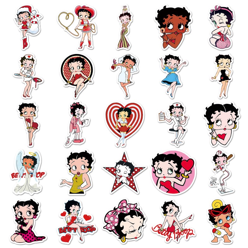 50 adesivi Betty Boop ad alta  - Home Decor Tv recensione e prezzo