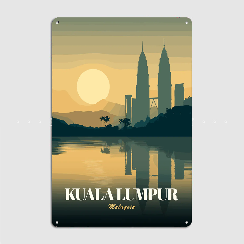 Poster da Viaggio Kuala Lumpur - Home Decor Malaysia recensione e prezzo